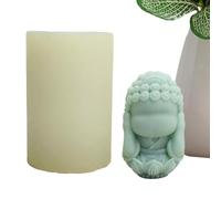 Moule En Silicone Pour Statue De Bouddha - Moules À Bougies De Bouddha En Résine Antiadhésive | N'écoutez Paas, Ne Parlez Pas Et N'avez Pas L'air En Forme. Artisanat En Résine Pour La Fabrication