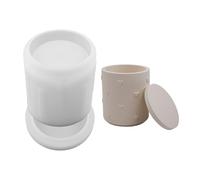Moule en silicone pour support de résine, breloque en forme de cœur, artisanat, argile époxy pour rangement de bijoux, support de pinceaux de maquillage en silicone