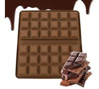 Moule En Silicone Pour Tablettes De Chocolat | Forme Créative Réutilisable - Moule À Chocolat En Silicone Épais,Pour La Cuisson La Fête Les Vacances L'Anniversaire Le Festival La Cuisine À La Maison L