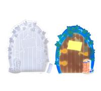 Moule en silicone pour travaux manuels - Décoration de porte naine unique - Parfait pour la décoration de la maison et les arrangements de mariage - Idéal pour les artistes et les artisans