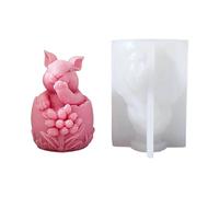 Moule en silicone pour œufs de Pâques - Décoration de bureau - Résine époxy - Pour décoration de la maison - Fleurs - Œufs de Pâques - Moules en silicone pour résine époxy