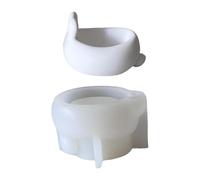 Moule en silicone pour œufs de Pâques Lapins de Pâques Décoration de bureau Résine Libération facile
