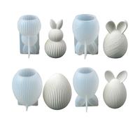 Moule en Silicone pour Œufs de Pâques | Moule à Savon à Démoulage Facile - Matrice en Silicone pour Résine Œuf Lapin de Pâques,Pour Décorations de Fête Loisirs Créatifs Ornements et Centre de Table