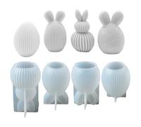 Moule en silicone pour œufs de Pâques | Moule résistant à la chaleur pour bougies de Pâques, pour savon, fête, vacances, artisanat, décoration d'intérieur, ateliers, amateurs