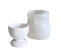 Moule en silicone pour œufs sur le thème de la Saint-Valentin pour la fabrication d'œufs en chocolat, projets de moulage en résine, moules en forme de cœur en chocolat