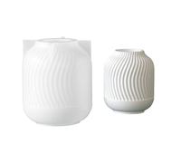 Moule en Silicone pour Vase à ondulé créatif, Pots de fleurs en béton, parfait pour la résine, le ciment et le béton, cadeaux faits à la main