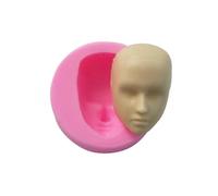 Moule en silicone pour visage 3D Moule en argile pour visage de bébé, moule