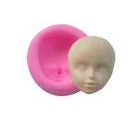 Moule en silicone pour visage 3D Moule en argile pour visage de bébé, moule