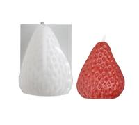 Moule en silicone pratique en forme de fraise pour la création artisanale robuste et facile à démouler pour les débutants et les professionnels
