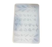 Moule en silicone pratique, moule d'accessoires en forme d'ailes, moules uniques en résine époxy, outil de fabrication de bijoux pour les bricoleurs, moules flexibles d'ailes