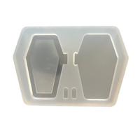 Moule en silicone pratique pour fabriquer des accessoires de sable liquide, moules uniques en résine époxy pour les amateurs d'artisanat, moule léger en argile