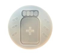 Moule en silicone pratique pour fabriquer des accessoires de sable liquide, moules uniques en résine époxy pour les amateurs d'artisanat, moule léger en argile