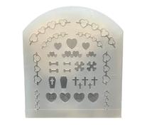 Moule en silicone pratique pour fabriquer des accessoires de sable liquide uniques en résine époxy pour les amateurs d'artisanat, moule léger en argile