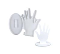 Moule en silicone pratique pour les amateurs d'artisanat pour les présentoirs et les supports à bijoux Moule avant lisse