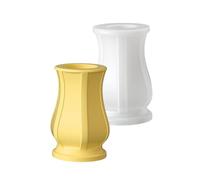 Moule en Silicone pratique pour Vase en forme de rayures romaines, moules faits à la main, outil d ' artisanat en résine 8.9x6.3cm pour la décoration de la maison, moule de Vase fait à la main