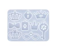 Moule en silicone princesse pour boucles d'oreilles et pendentifs, outil essentiel pour la fabrication de bijoux, pendentifs d'oreilles en silicone, moulage de résine