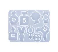 Moule en silicone princesse pour boucles d'oreilles et pendentifs, outil essentiel pour la fabrication de bijoux, pendentifs d'oreilles en silicone, moulage de résine