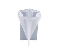 Moule en silicone pyramide pour bougies en résine - Repose-cône carré - Résine époxy - Plâtre artisanal pour savon de Noël pour bougies