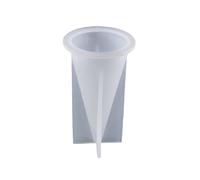 Moule en silicone pyramide pour bougies en résine - Repose-cône carré - Résine époxy - Plâtre artisanal pour savon de Noël pour bougies