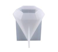 Moule en silicone pyramide pour bougies en résine - Repose-cône carré - Résine époxy - Plâtre artisanal pour savon de Noël pour bougies