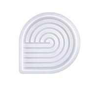 Moule en silicone rayé pour porte en forme d'arche - Moule en résine époxy - Décoration d'intérieur - Plateau rayé en forme d'arche