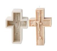 Moule en silicone religieux 3D pour fabrication de savon et décoration d'intérieur