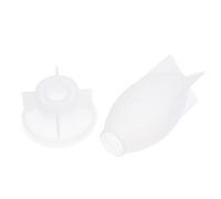 Moule en Silicone Résine Forme Ampoule, Blanc, pour Bricolage Créatif | Haute Résistance Thermique, Démoulage Facile, Usage Cire et Coulée, Projets Commerciaux, Diverses Occasions