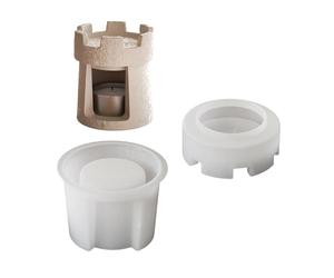 Moule en silicone résistant aux hautes températures pour châteaux, diffuseurs, brûleurs, moules en résine de silicone pour travaux manuels