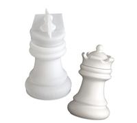 Moule en silicone résistant aux hautes températures, support d'échecs en résine pour travaux manuels, moules réutilisables en époxy