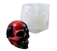 Moule en silicone résistant températures avec corbeau et crâne pour des projets créatifs Halloween Silicone pour avec des designs uniques de corbeau et de crâne pour l ' artisanat et les décorations