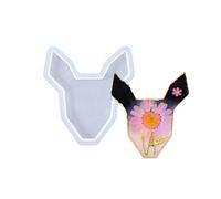 Moule en silicone réutilisable en forme d'animal pour bijoux, pendentifs, porte-clés, badges, épingles et projets de pâtisserie. Moule en silicone en forme d'animal
