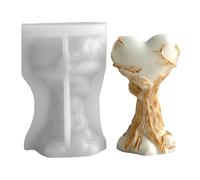 Moule en silicone réutilisable en forme de cœur pour la fabrication artistique et l'amélioration de l'esthétique de la maison
