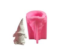 Moule en silicone réutilisable en forme de figurine naine pour décoration de Noël et fabrication de bijoux faits à la main