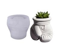 Moule en silicone réutilisable en forme de gant de boxe pour pot de fleurs en ciment et présentoir à bijoux