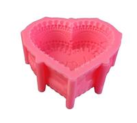 Moule en silicone réutilisable en résine époxy pour fabrication de cœurs