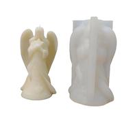 Moule en Silicone réutilisable pour décorations de bougies angéliques de sommeil et art avec Application Simple, Silicone de qualité alimentaire