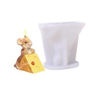 Moule en silicone réutilisable pour fromage souris maïs moule portable pour la décoration de gâteaux en résine et les activités des enfants tous les jours fromage à souris maïs moule en silicone