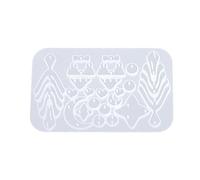 Moule en Silicone robuste en forme d ' étoile et de lune, pour projets artisanaux, boucles d ' oreilles, pendentifs et fabrication de bijoux, pour fabricants de bijoux