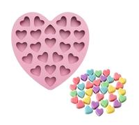 Moule en Silicone robuste en forme de cœur à 22 cavités, adapté à la glace chocolat et Fondant, lavable lave-vaisselle