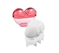 Moule en Silicone robuste en forme de cœur, outil élégant pour les amateurs de mode, fournitures artisanales, supports de bougies décoratifs, boîte à bijoux en Silicone