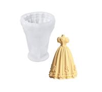 Moule en silicone robuste en forme de robe de princesse pour la confection de robes, convient pour les mariages et les projets d'artisanat