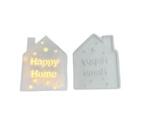 Moule en silicone robuste et facile à démouler, parfait pour créer des décorations lumineuses délicates pour diverses occasions, créateur de cadeaux créatifs