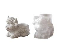 Moule en silicone robuste et flexible pour travaux manuels, pots de fleurs en résine, béton, conteneurs de stockage, moules de pots de fleurs