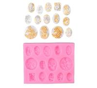 Moule en Silicone robuste et sans danger pour les aliments, conçu pour un beau de visage de 3D dans la pâtisserie et l ' artisanat, moule en Relief en Silicone