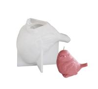Moule en silicone robuste pour fabriquer des décorations d'oiseaux 3D - Accessoire portable pour la fabrication et le plâtre