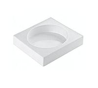 Moule en silicone rond bords droits de haut 4 cm, 16 x 4 cm
