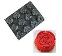 Pavoni Moule en silicone Rose La Vie en Rose Monoportions PX4386