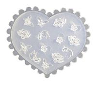 Moule en silicone sculpté pour nail art - Outils de décoration en acrylique - Moule à bijoux en résine - Moules à bijoux en résine - Pour collier, boucles d'oreilles et pendentif