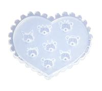 Moule en silicone sculpté pour nail art - Outils de décoration en acrylique - Moule à bijoux en résine - Moules à bijoux en résine - Pour collier, boucles d'oreilles et pendentif