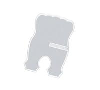 Moule en silicone solide pour la fabrication de porte-pages décoratifs et support de recettes - Moule en silicone pour décoration de la maison